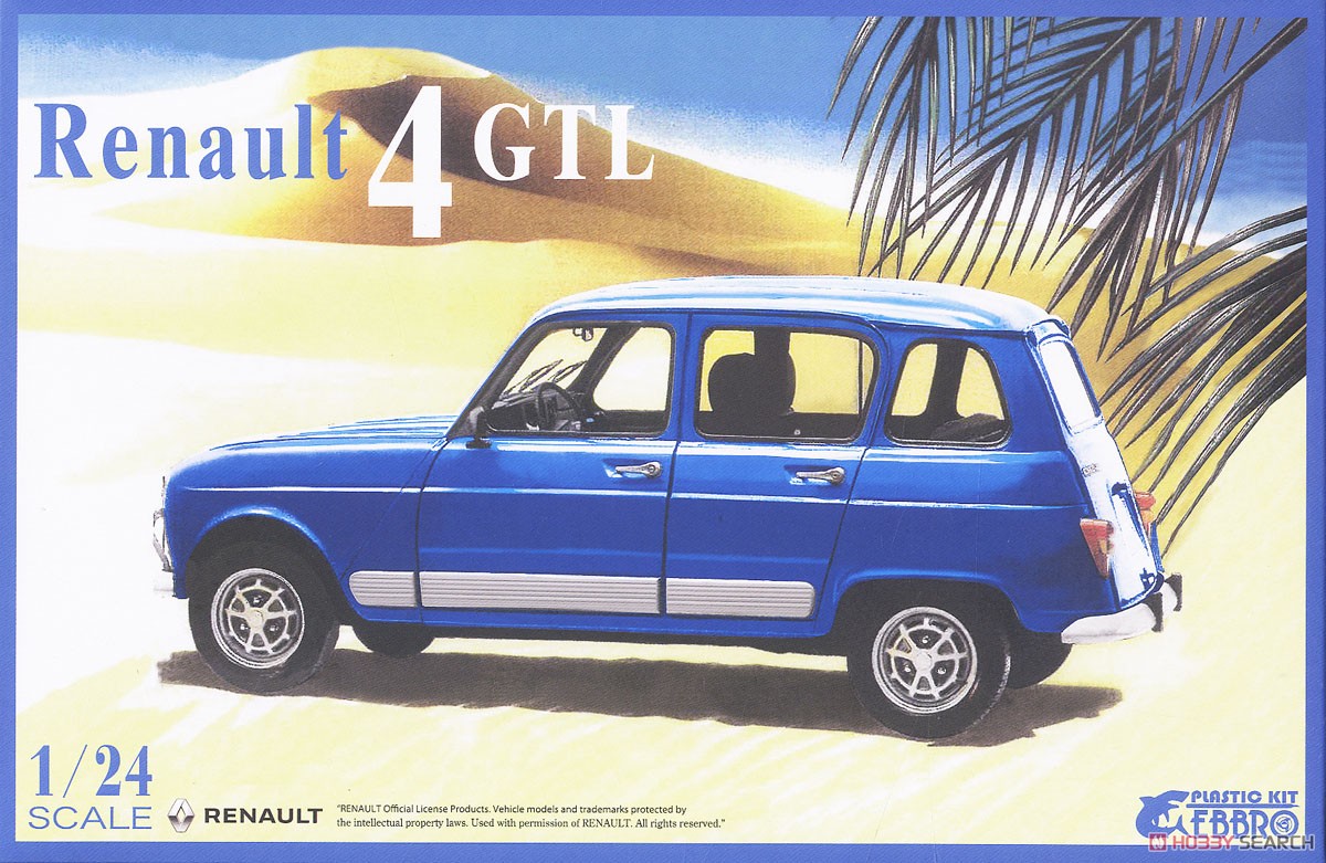 1:24 Сборная модель Renault 4 GTL - 25011