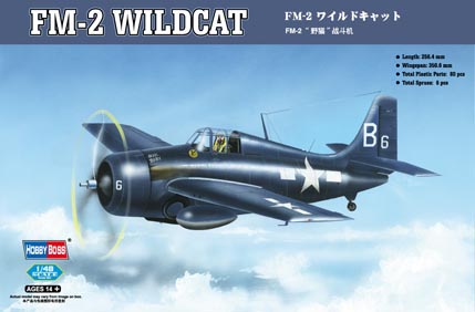 1:48 Сборная модель Самолет FM-2 Wildcat - 80330