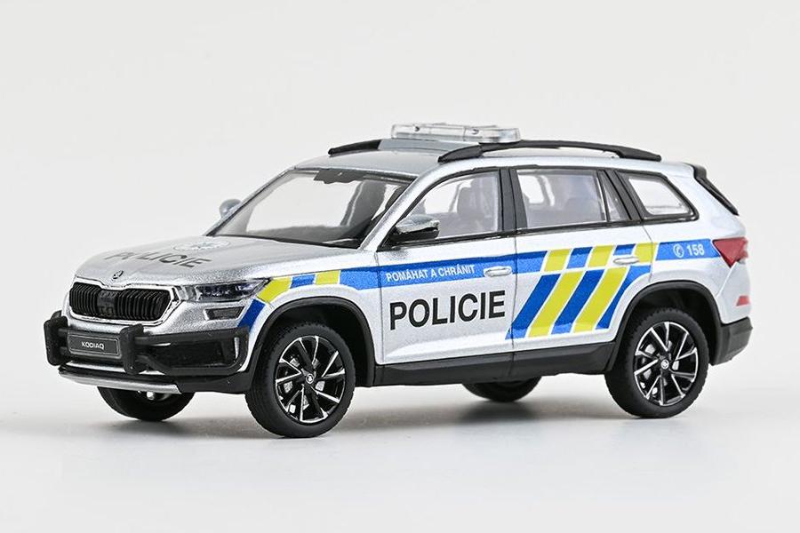 1:43 SKODA Kodiaq FL Чешская полиция (2021) - 041XX1