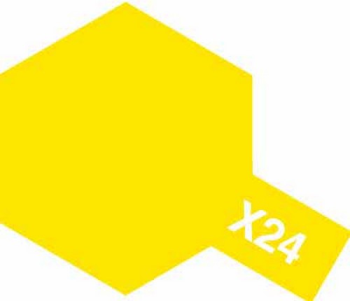 X-24 Clear Yellow (краска эмалевая, прозрачно-желтый глянцевый), 10мл. - 80024