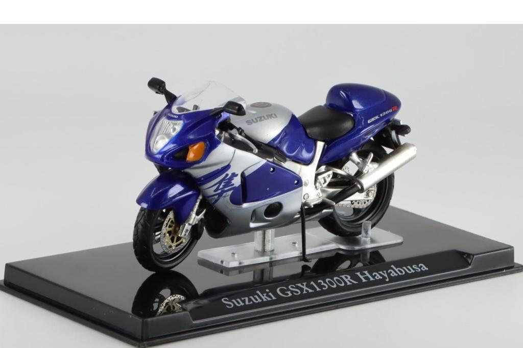 1:24 SUZUKI Hayabusa GSX1300Rm blue/silver - AHSBK111-4110111