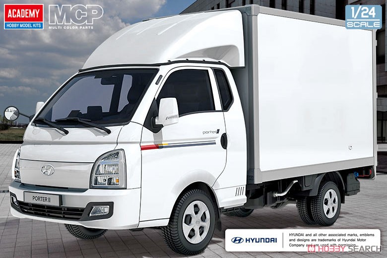 1:24 Сборная модель Hyundai Porter II Box Truck - 15145