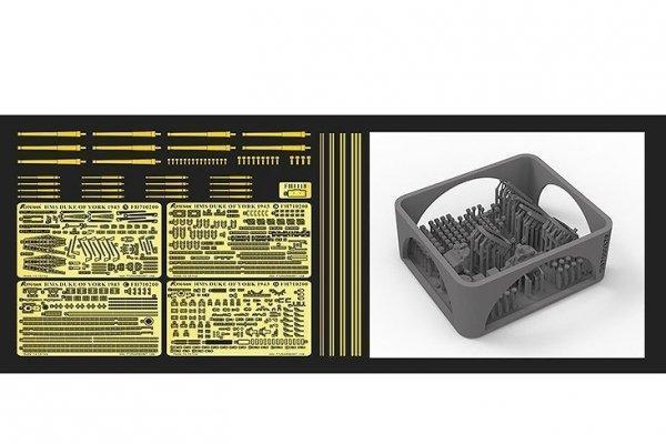 1:700 Фототравление HMS Duke of York 1943 PE Sheet (FH1118) - FH710200