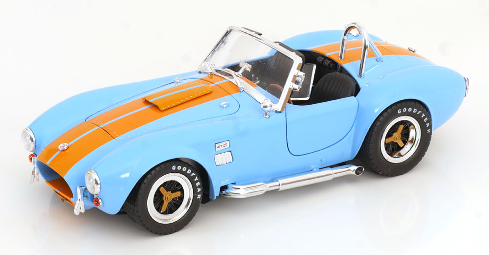 1:18 SHELBY Cobra 427 S/C (1966), light blue/orange - 129