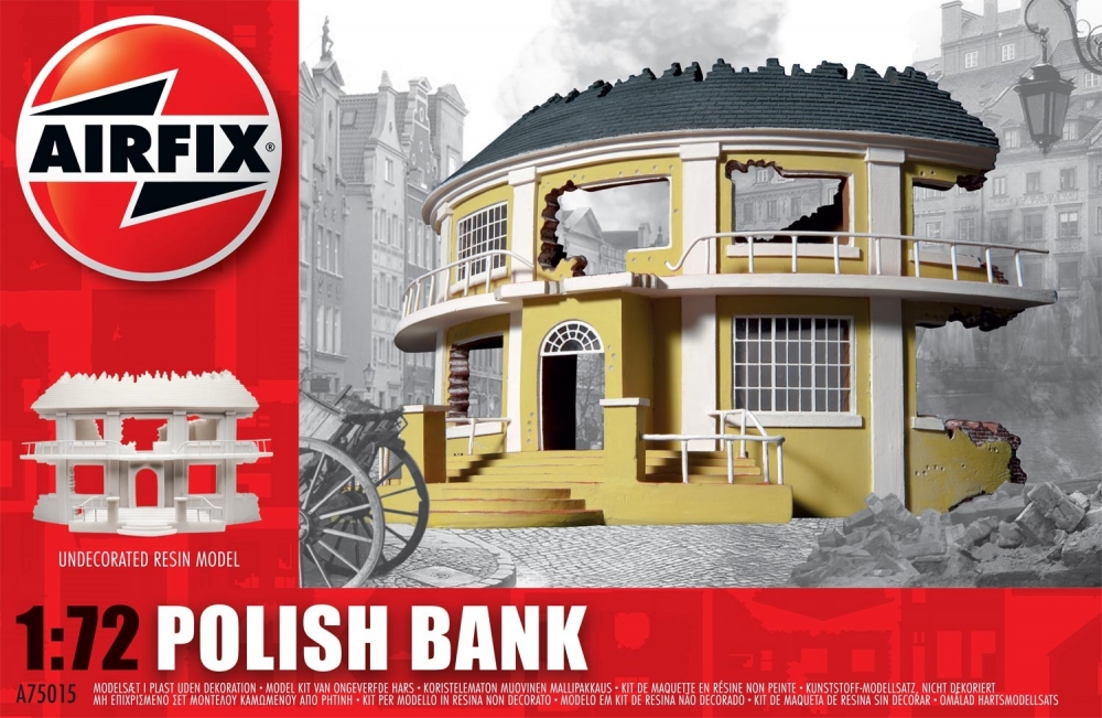 1:72 Сборная модель Развалины польского банка - A75015