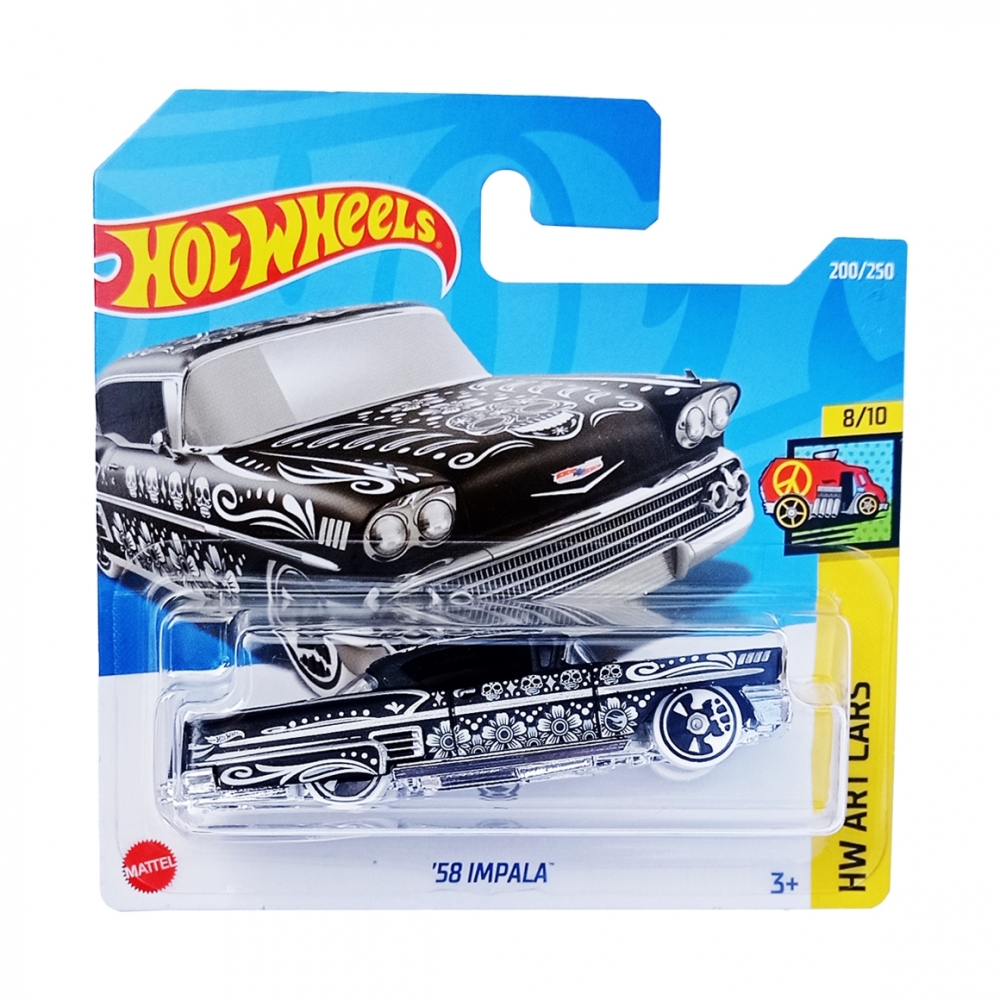 1:64 CHEVROLET IMPALA (Treasure Hunt!) (1958), black - HCX98-M521-TH