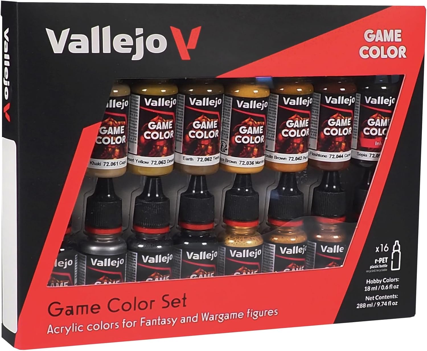 Набор акриловых красок Game Color Кожа и металл / Leather and Metal - 72189