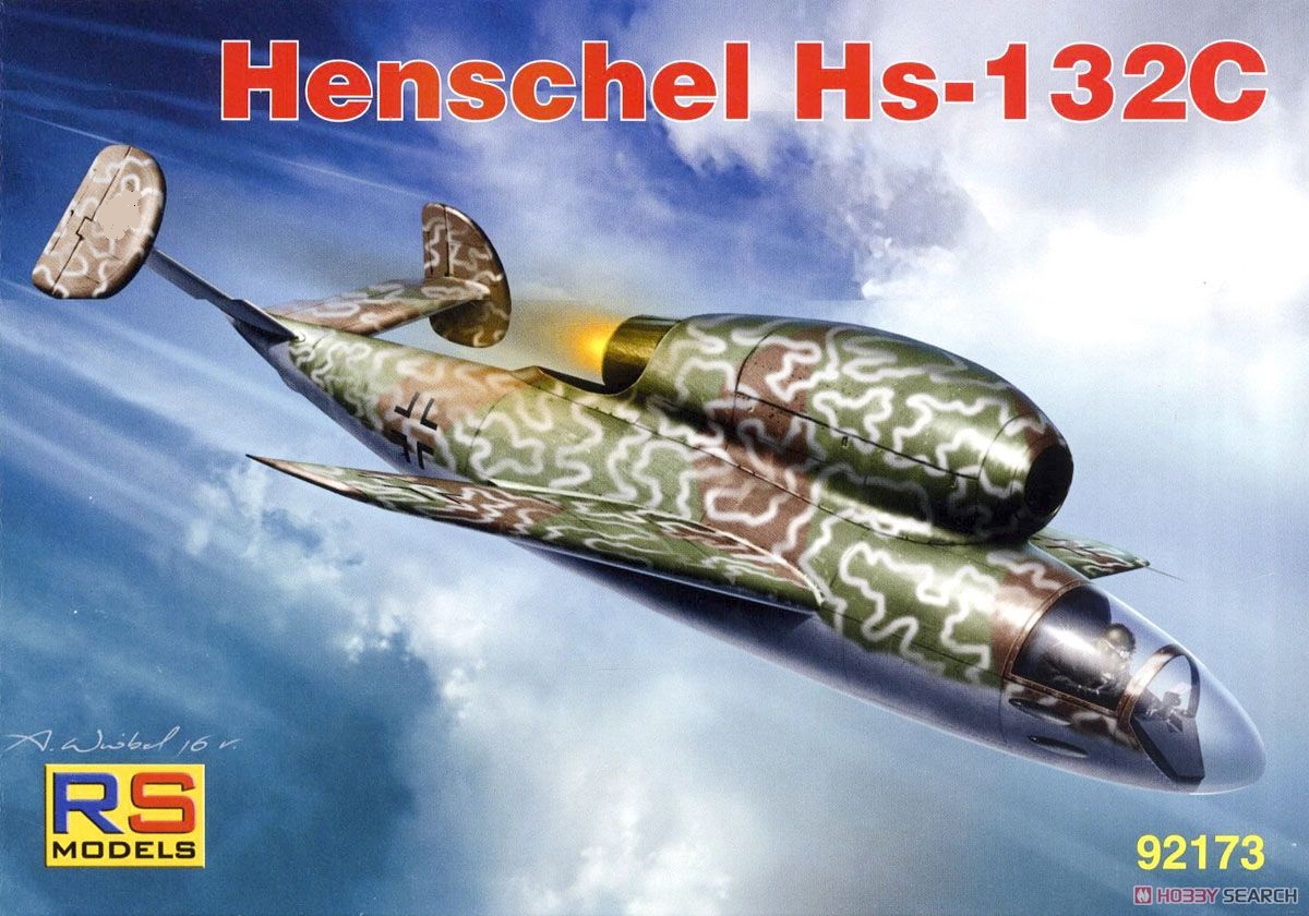 1:72 Сборная модель Henschel 132 C - 92173