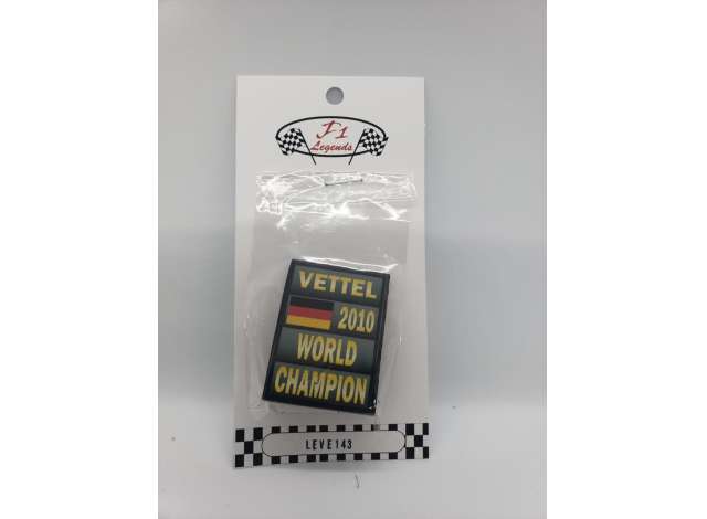 1:43 Информационное табло (пит-борд) Sebastian Vettel World Champion F1 Sign (2010) - CTLE43006