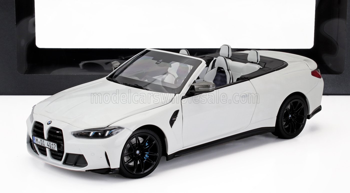 1:18 BMW 4-series M4 Cabriolet Open (g83) (2022), White - 80435B6CBE2