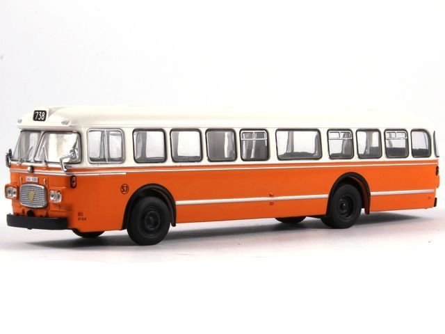 1:72 SCANIA-VABIS CF76 D11, Kultowe Autobusy PRL 26, orange / white - kulA026