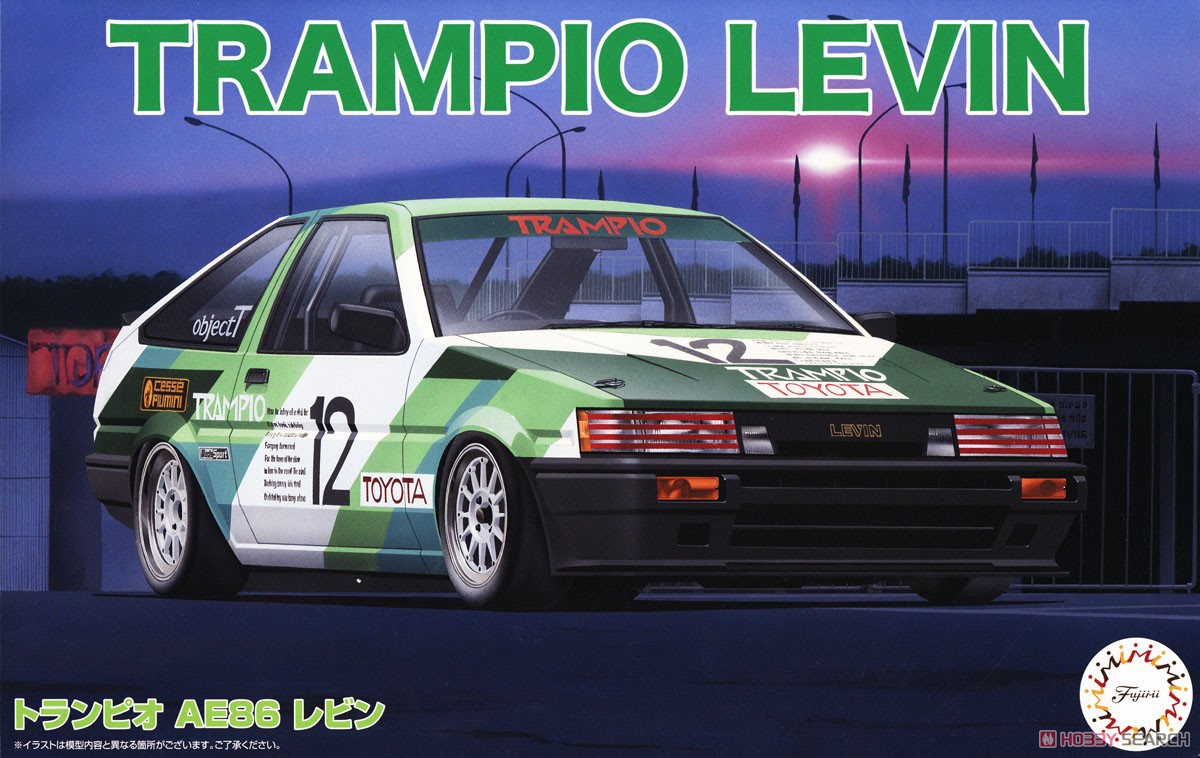 1:24 Сборная модель Trampio AE86 Levin - 04784