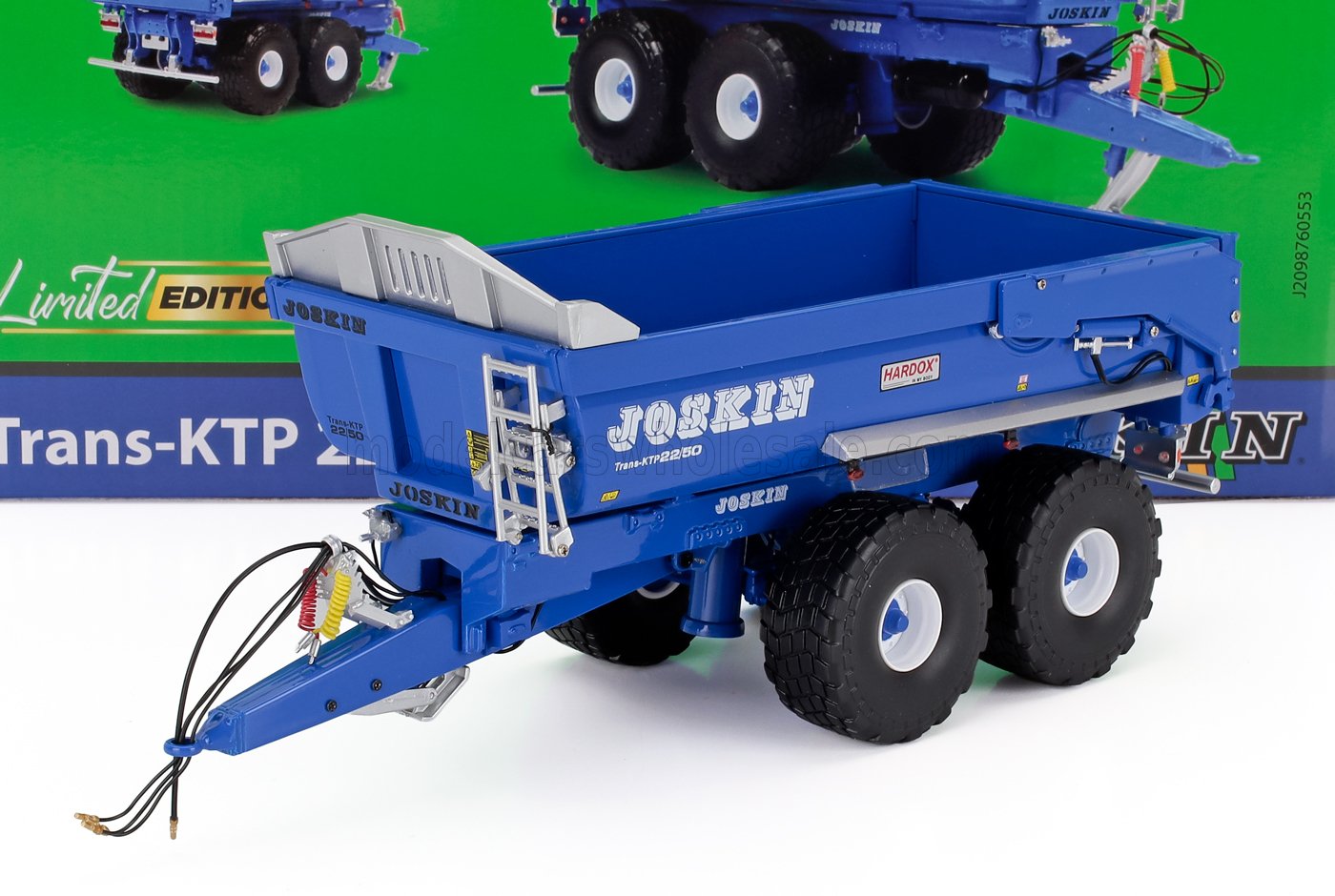 1:32 JOSKIN Trailer Trans-ktp 22-50 2-assi (2010), blue - UH6818