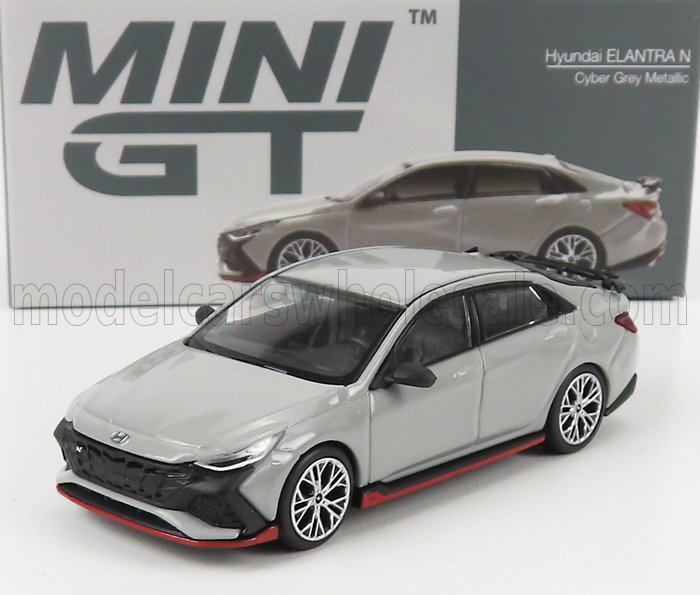 1:64 (Б/У) HYUNDAI Elantra N (2021), Grey - MGT00386-L-X1