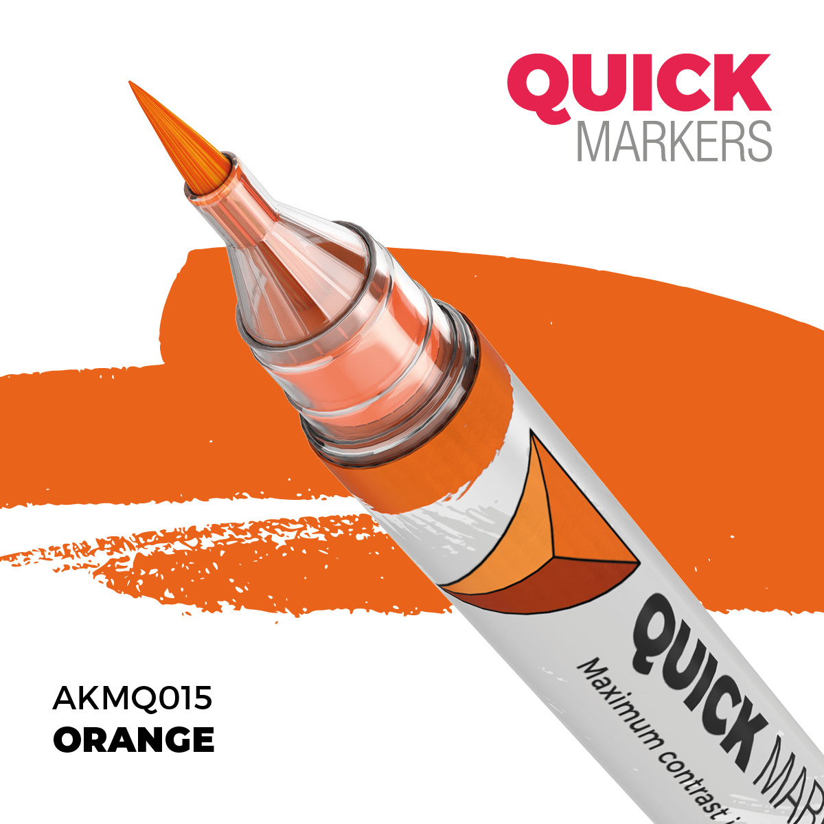 Маркер QUICK MARKER - Оранжевый / Orange - AKMQ015