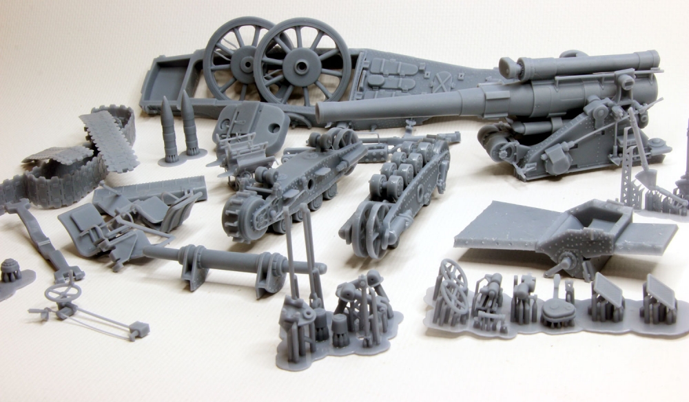 1:35 Сборная модель Б-4 - 203-мм гаубица (набор для сборки) - B4135kit