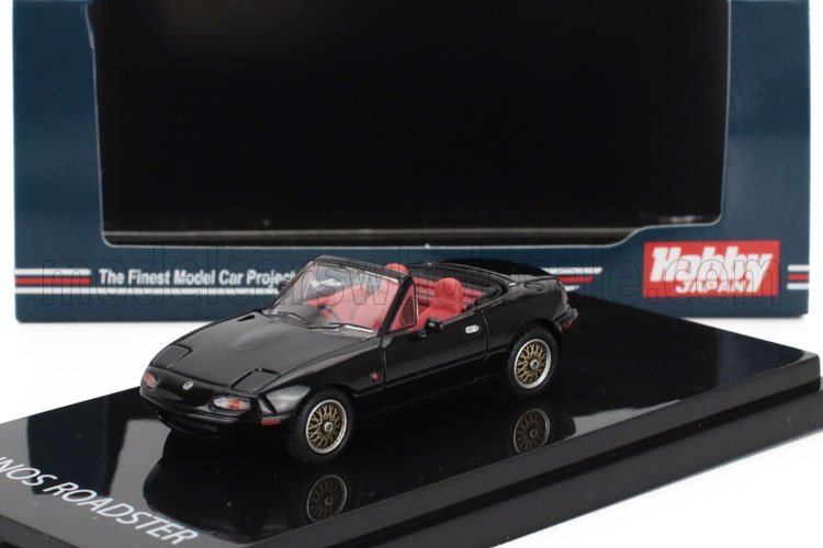 1:64 MAZDA Eunos (mx5) Na6c Spider Roadster (1989), black - HJ641025DBK
