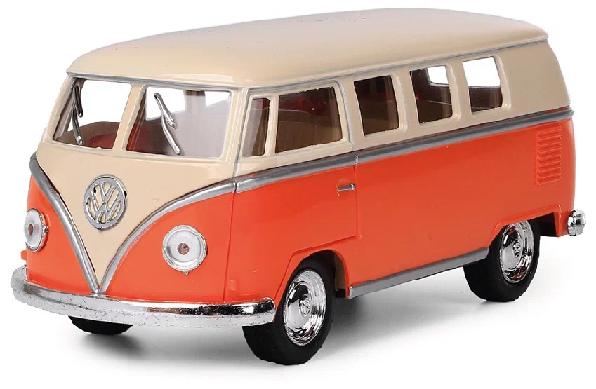1:32 VOLKSWAGEN Classical bus (1962) , оранжевый - КТ5377/2