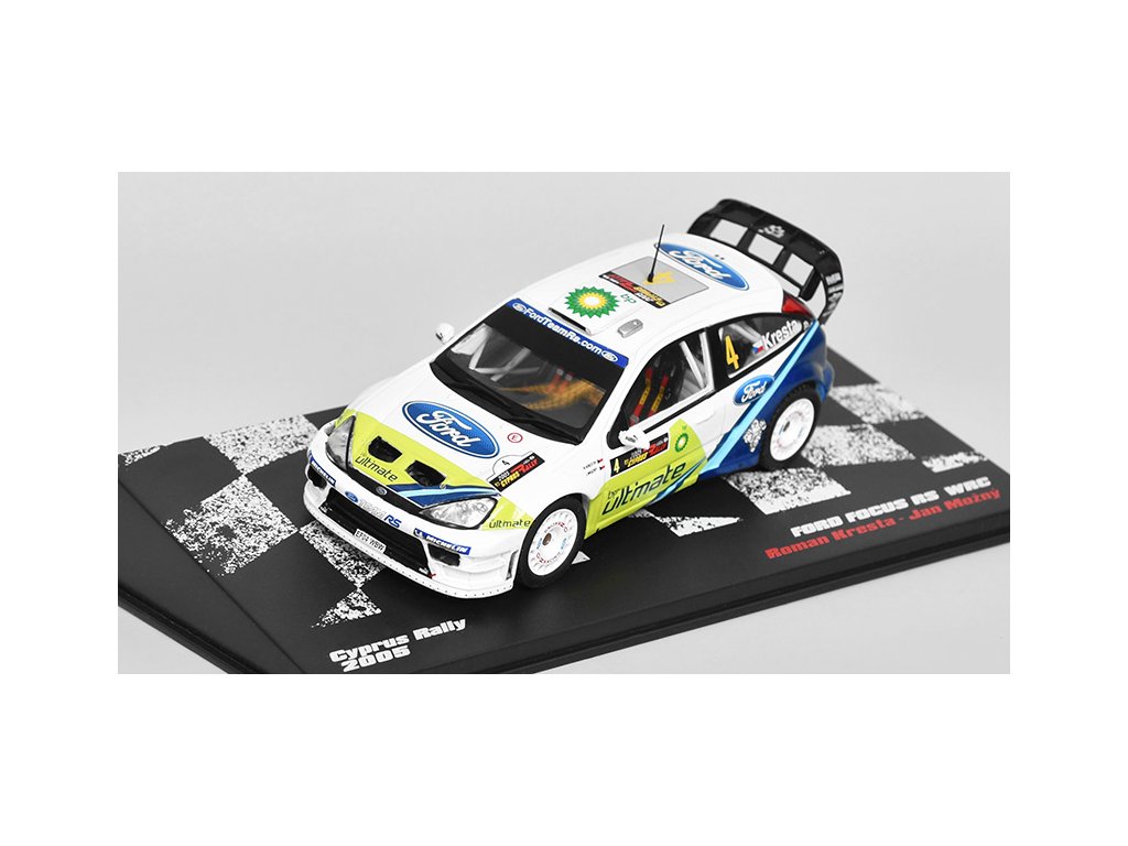 1:43 FORD Focus RS WRC Rally Cyprus 2005, RALLYE Zavodni Automobily 12 - DEAZAV12