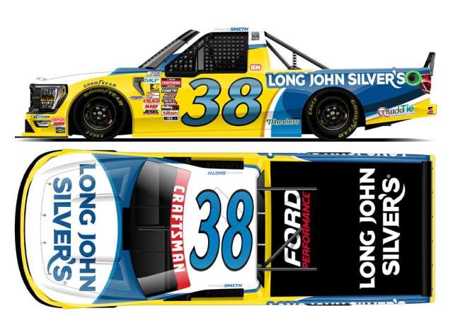 1:64 Ford #38 Chandler Smith *Long John Silver's*, yellow/red/blue 2025 - T382565LJSCS