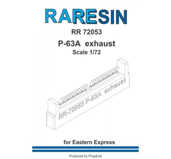 1:72 Выхлопные патрубки для P-63A Kingcobra - RR-72053
