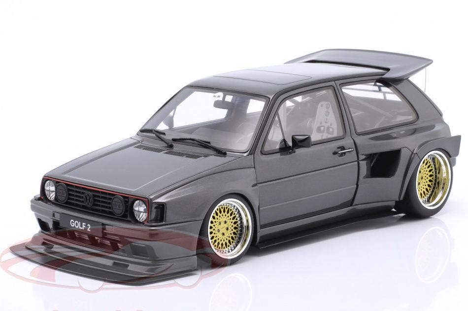 1:18 VOLKSWAGEN Golf II GTi by Khyzyl Saleem (2021), Ascot grey metallic - OT476