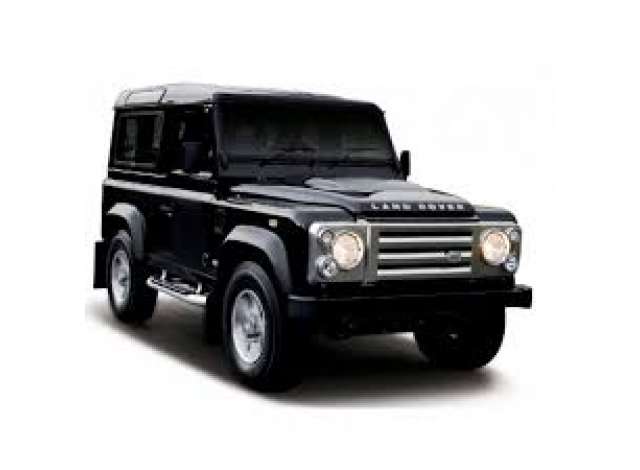 1:43 Land Rover Defender 90 SVX, black 2008 - ALM410201