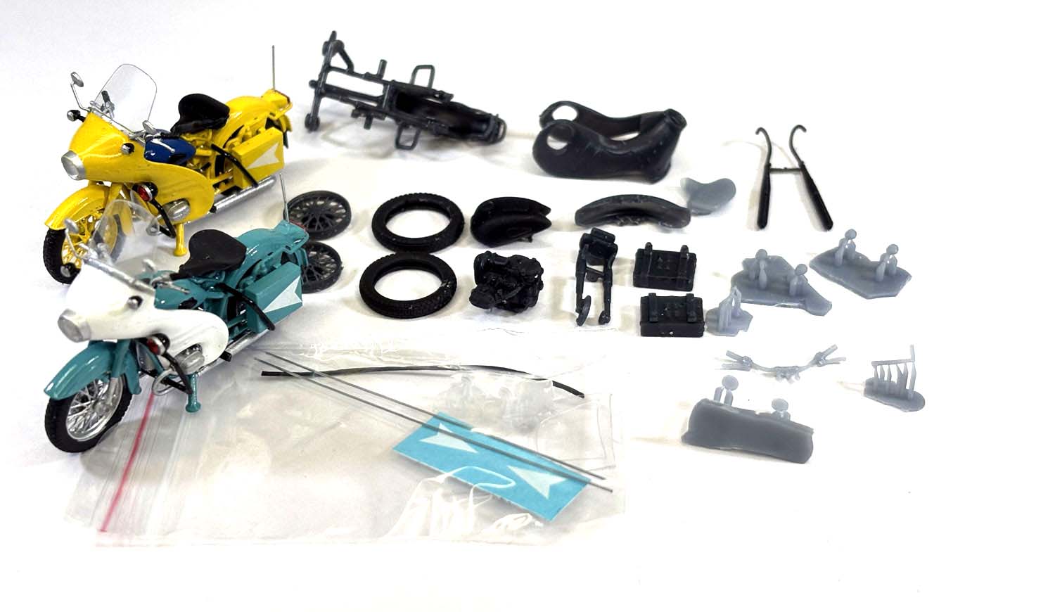 1:43 Сборная модель М-100 мотоцикл одиночный - m100singlekit43