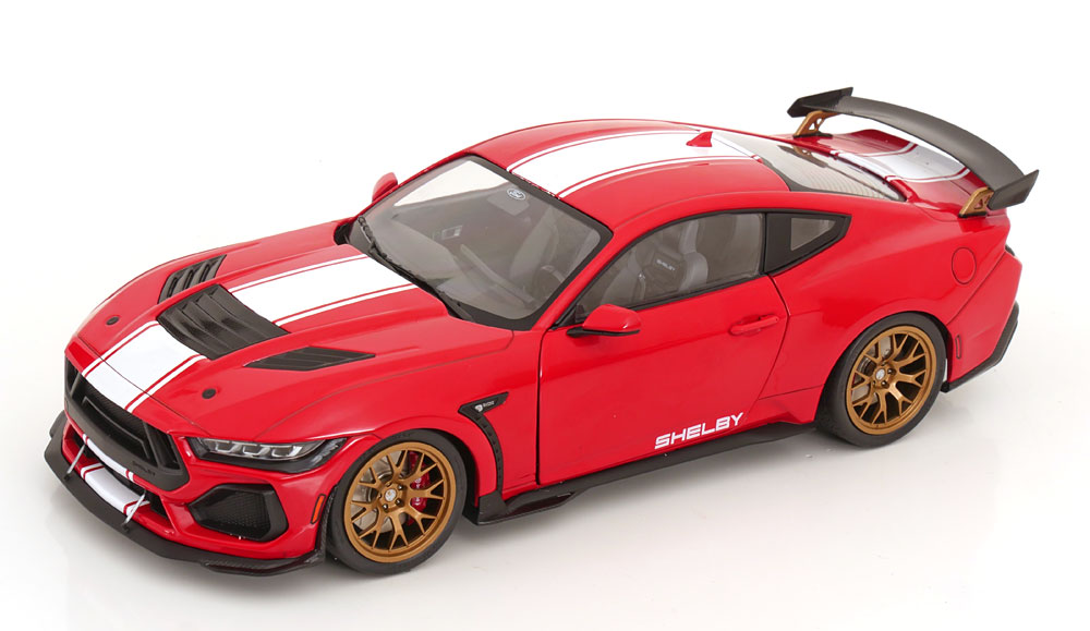 1:18 FORD Shelby Mustang Super Snake (2024), red white - S1813801