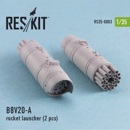1:35 Колеса для B8V20-A Rocket Launcher (2 Pcs) - RS35-0003