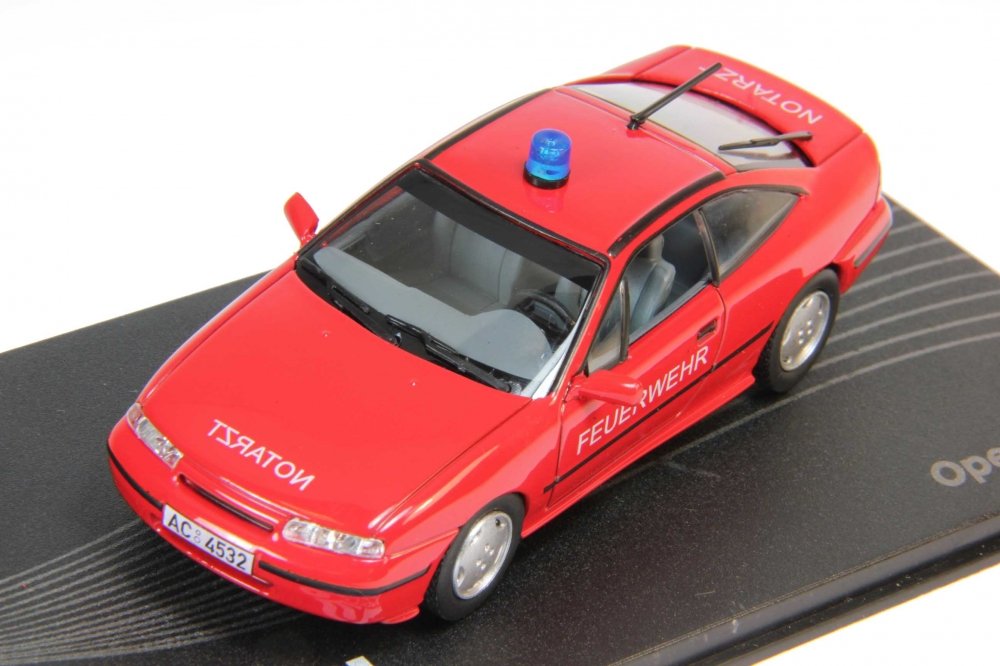 1:43 OPEL Calibra Feuerwehr (1990-1997), red - OP87