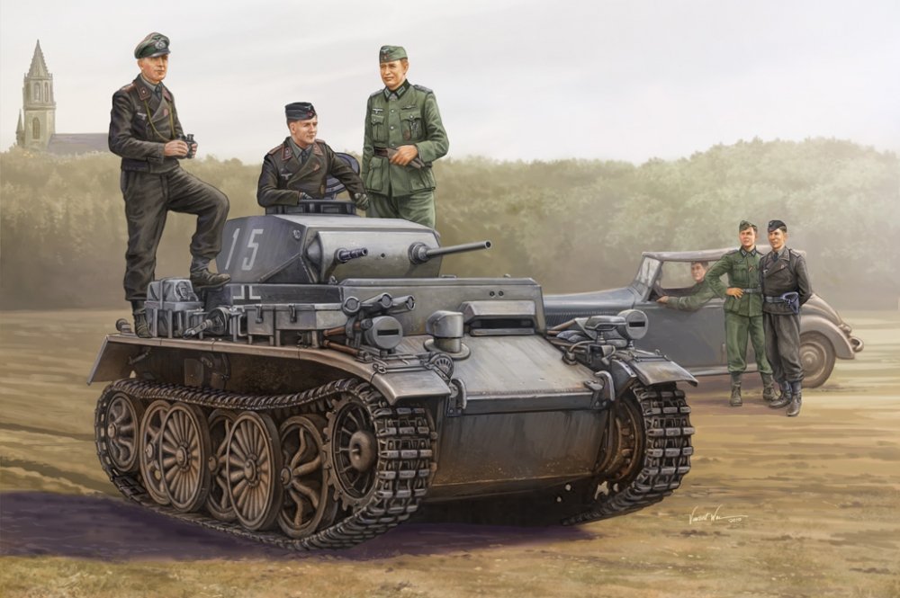 1:35 Сборная модель Танк German PzKpfw - 82431