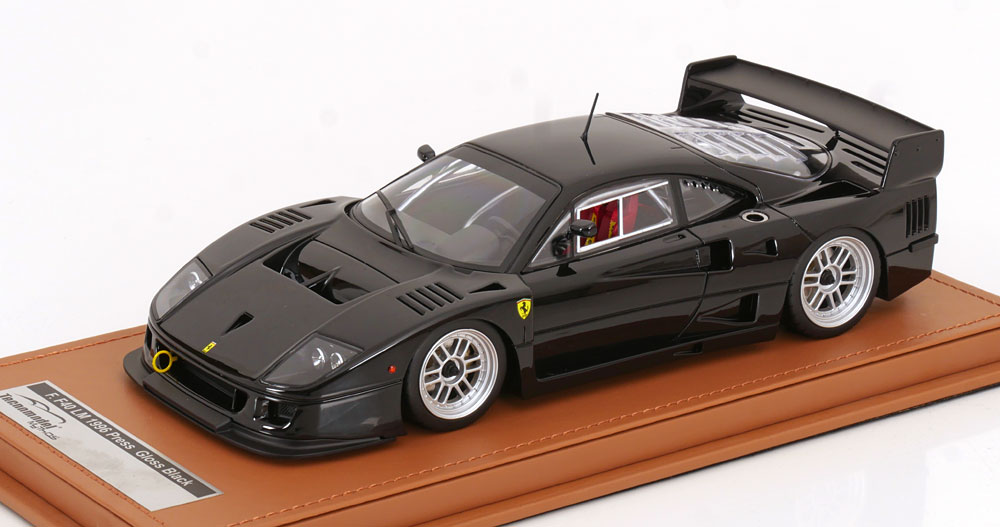 1:18 FERRARI F40 LM Press Version with Enkei rims (1996), black - TM18-286T