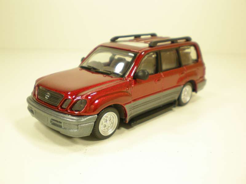 1:43 TOYOTA Land Cruiser, вишневый - 73401/29-X1