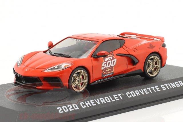 1:43 CHEVROLET Corvette C8 Stingray Coupe '104th Running of the Indianapolis 500 Official Pace Car' (2020) - 86622