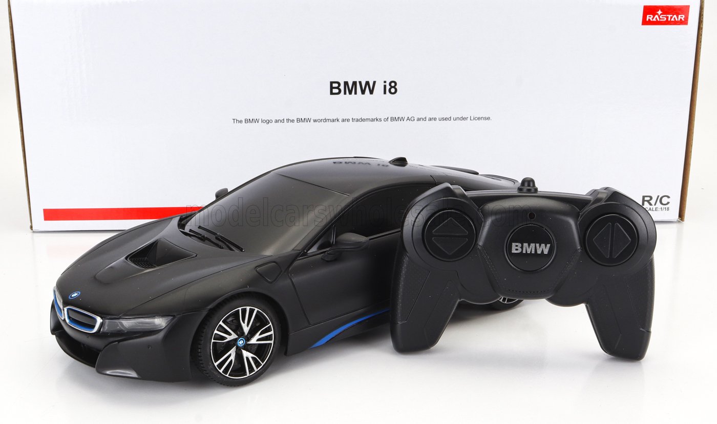 1:18 RC BMW I8 Coupe (2018), Matt Black - 63294-RC-BLACK