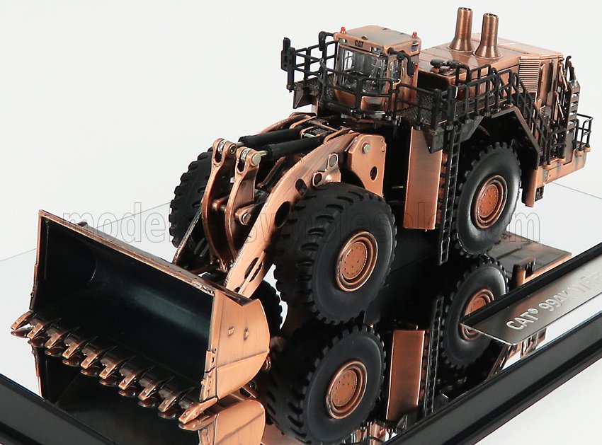 1:125 CATERPILLAR Cat994k Ruspa Gommata - Scraper Tractor Wheel Loader - Commemorative Series, Copper Finish Met - 85672