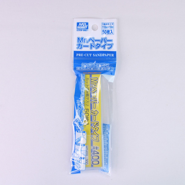 Наждачная бумага Mr.Hobby Type Pre-Cut Sand Paper #400 - MT-402