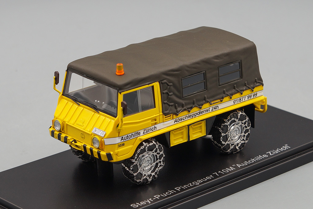 1:43 STEYR-PUCH Pinzgauer 710M 4х4 'Autohilfe Zürich' (1960), yellow / grey - NEO44593