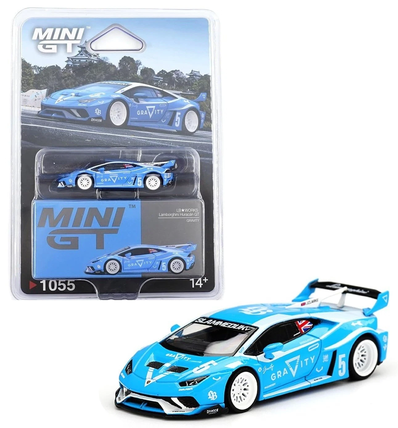 1:64 LAMBORGHINI Huracan LB-Works GT Gravity, blue - MGT01055-RBL