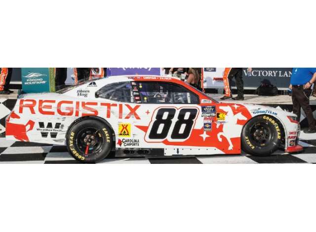 1:64 Chevrolet #88 Connor Zilisch *Registix*, red/white 2025 - W882565RGXZIP