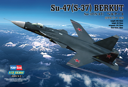 1:72 Сборная модель Самолет SU-47 (S-37) Berkut - 80211