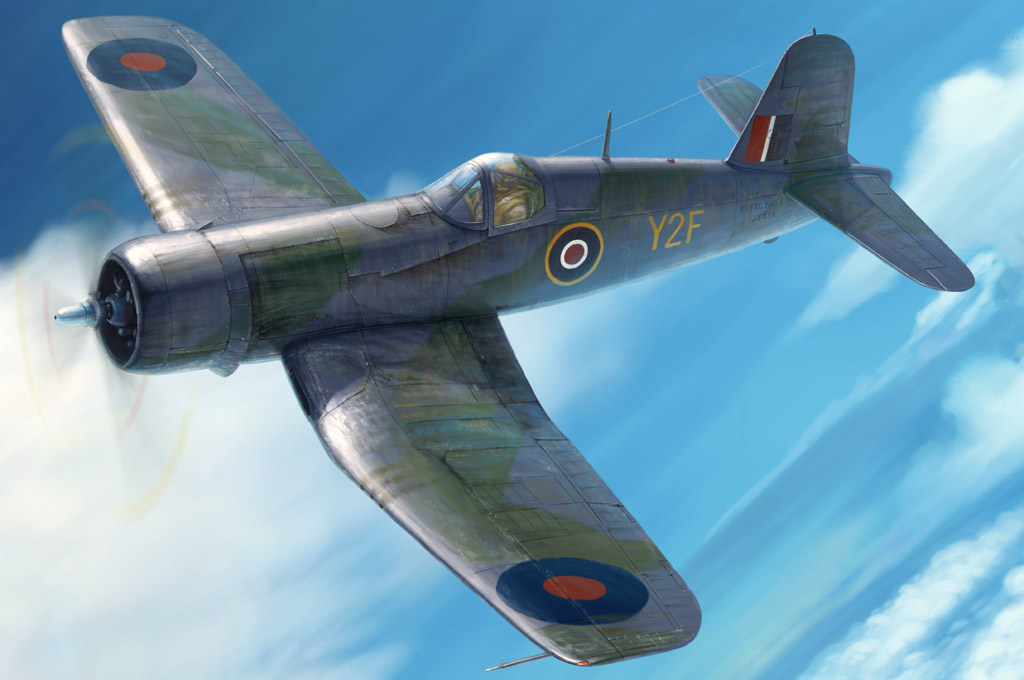 1:48 Сборная модель Corsair MK.Ⅲ - 80396