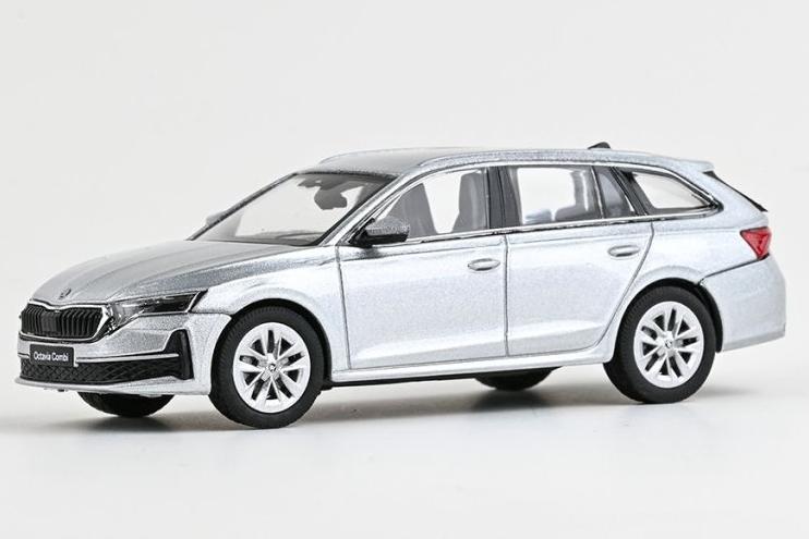 1:43 SKODA Octavia IV FL Combi (2024), silver metallic - 050AB