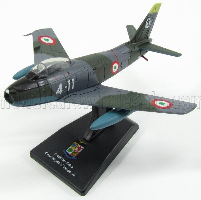 1:100 NORTH AMERICAN Sabre F86e Caccia 4th Aerobrigata 9th Gruppo I.d. Military Airplane (1949) , Military Camouflage - ADAAM014