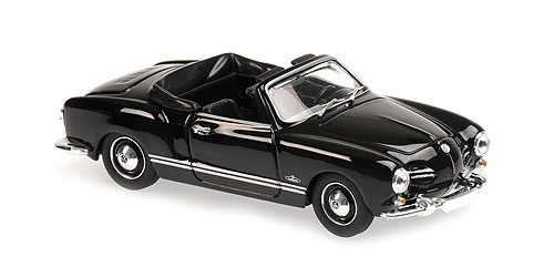 1:43 VOLKSWAGEN KARMANN GHIA CABRIOLET - 1955 - BLACK - 940051030