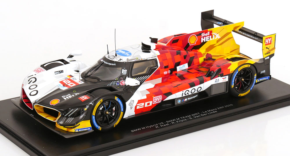 1:18 BMW M Hybrid V8 #20 17th 24h LeMans Robin Frijns, René Rast, Sheldon van der Linde (2025) - 18S1059