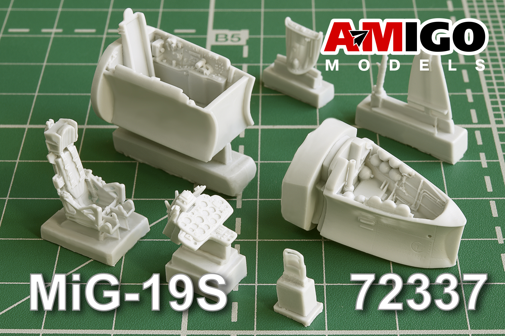 1:72 Кабина самолета М тип 19C с катапультным креслом КК-2 - АМG 72337