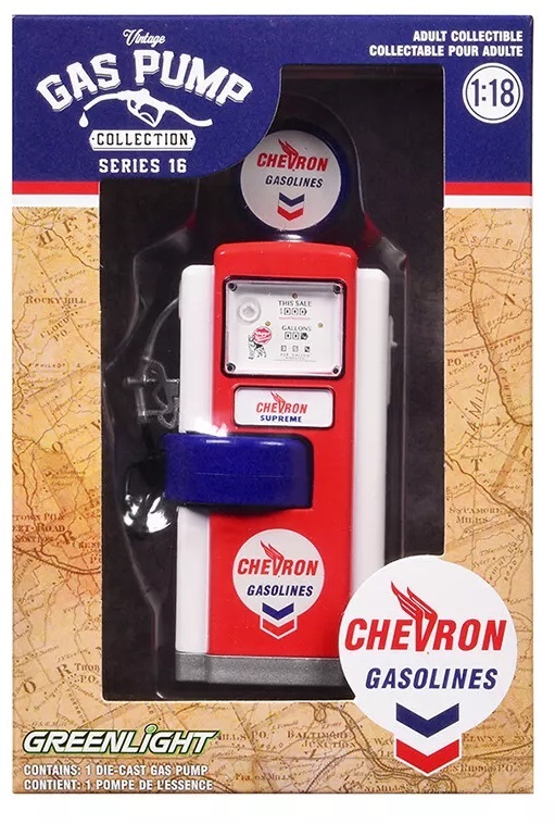 1:18 бензоколонка Wayne 100-A Gas Pump 'CHEVRON' (1948) - 14160A