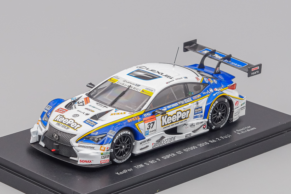 1:43 LEXUS RC F #37 SuperGT 500 Fuji 2016 Rossiter - Hirakawa, blue / white - 45455